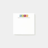 Weltreise-Holdings Post-it Klebezettel (Vorderseite)