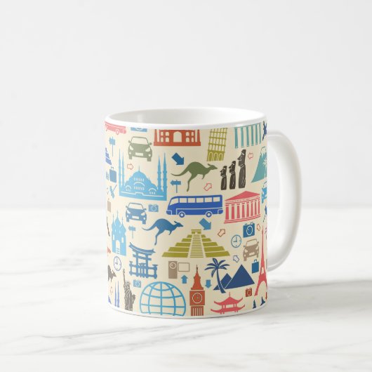 Weltreise Kaffeetasse (VorderseiteRechts)