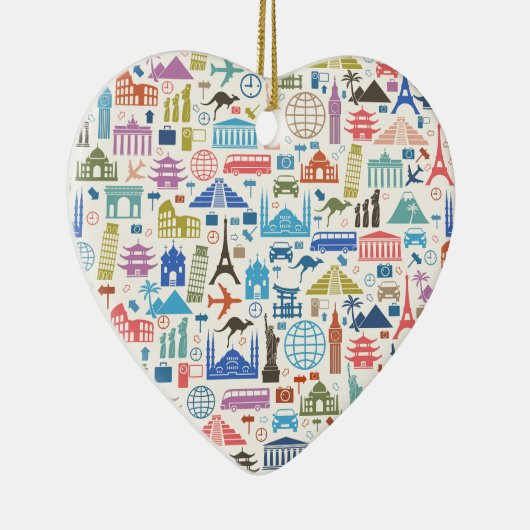 Weltreise Keramikornament (Rechts)