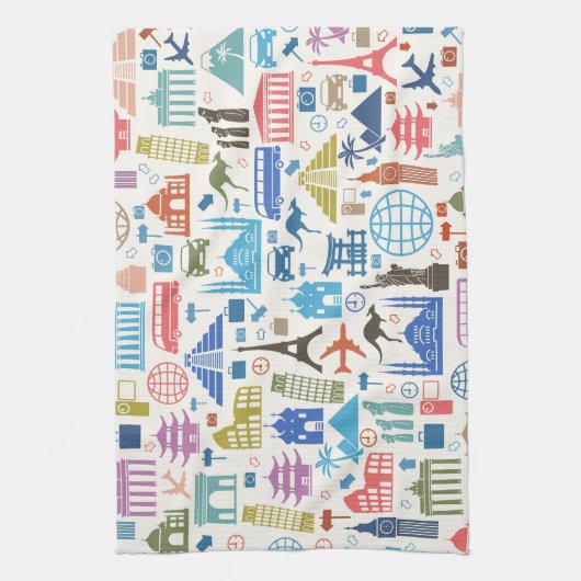 Weltreise Küchentuch (Vertikal)