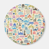 Weltreise Magnet (Vorne)