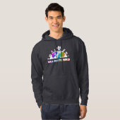 Weltreise mit Liebe in der Bucht Hoodie (Vorne ganz)