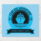 Weltreise Schaumweinetikett (Einzelnes Label)