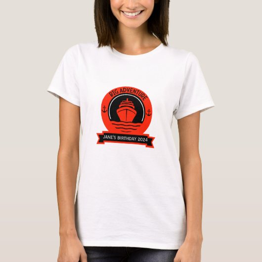 Weltreise T-Shirt (Vorderseite)