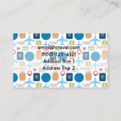 Weltreise Visitenkarte (Rückseite)