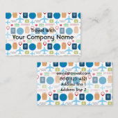 Weltreise Visitenkarte (Vorne/Hinten)