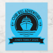 Weltreise Weinetikett (Einzelnes Label)