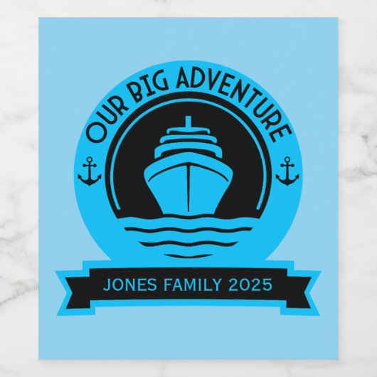 Weltreise Weinetikett (Einzelnes Label)