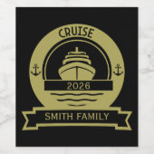 Weltreise Weinetikett (Einzelnes Label)