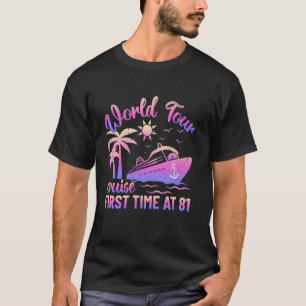 Weltreise zum ersten Mal mit 81 Weltreise T-Shirt