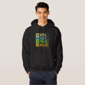 Weltreiseferienprogramm Lover Airplane F Hoodie (Vorne ganz)