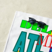 Weltreisend-internationaler Flughafen-Codes Strandtuch (Beispiel)