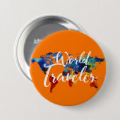 WELTreisend-KNOPF Button (Vorne & Hinten)