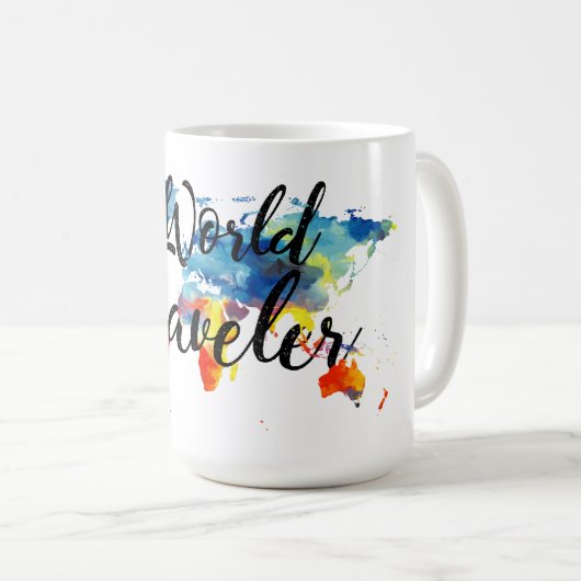 WELTreisend-TASSE Kaffeetasse (VorderseiteRechts)