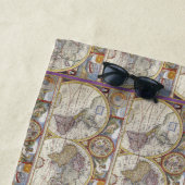Weltreisend-Vintage Karte Thunder_Cove Strandtuch (Beispiel)