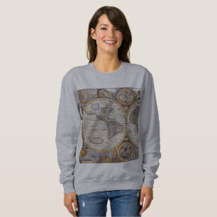 Weltreisend-Vintage Karte Thunder_Cove Sweatshirt