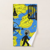 Weltreisende Badhandtuch Set (Handtuch)