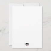 Weltreisende Feiertagskarte (Rückseite)