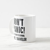 Weltreisende Kaffeetasse (Vorderseite Links)