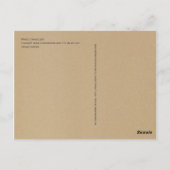 Weltreisende mit Heißluftballon und Bergen Postkarte (Rückseite)