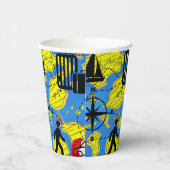 Weltreisende Pappbecher (Rechts)