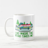 Weltreisende RV Camper Road Trip Urlaub Kaffeetasse (Links)