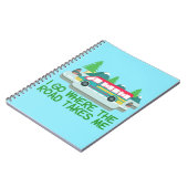 Weltreisende RV Camper Road Trip Urlaub Notizblock (Linke Seite)