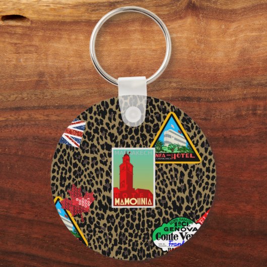 Weltreisende Schlüsselanhänger (Vorderseite)