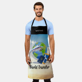 Weltreisende Schürze (Getragen)