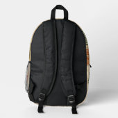 Weltreisender Bedruckter Rucksack (Rückseite)