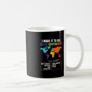 Weltreisender Sieben Kontinente Club Weltkarte Va Kaffeetasse