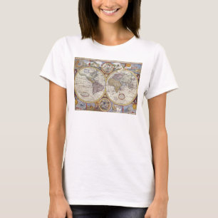 Weltreisender Vintage-Karte Thunder_Cove T-Shirt