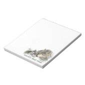 Weltrekord an Wolf und Cubs Tierwelt Notizblock (Rotiert)