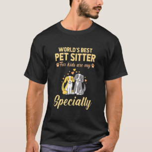 Weltrekord für die besten Pet Sitter Pelze Kinder  T-Shirt