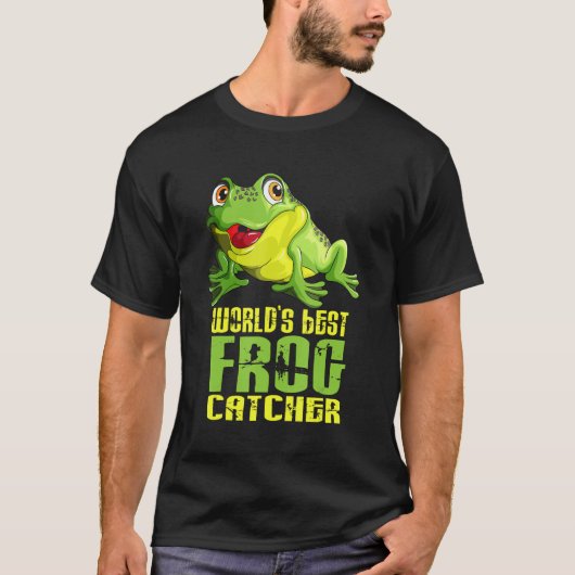 Weltrekord für Froschfänger T-Shirt (Vorderseite)