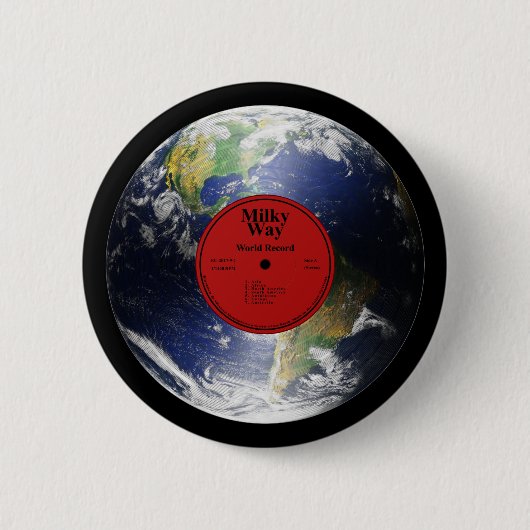 Weltrekord - Schaltfläche Button (Vorderseite)