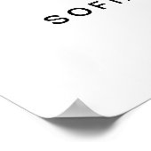 Weltrekord - Watercolor entfernt Herz Poster (Ecke)