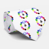 Weltreligions-Symbole Krawatte (Gerollt)