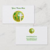 Weltrettung, Ihr Name hier Visitenkarte (Vorne/Hinten)