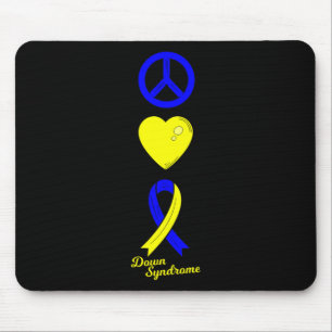 Weltrettungszeichen Down-Syndrom-Tag Frauen Kinder Mousepad