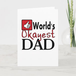 Weltruf des besten Vaters, lustiger Spaß Karte