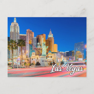 Weltruhmreiches Las Vegas, Nevada, USA Postkarte
