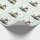 Welts-Holländer-Windmühle Geschenkpapier (Ecke)