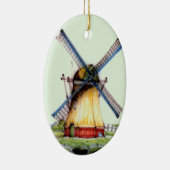 Welts-Holländer-Windmühle Keramik Ornament (Rechts)