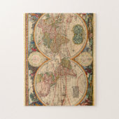 Welts-Karte durch Nicolaas Visscher Puzzle (Vertikal)