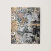 Welts-Karte - heraus zum Meer Puzzle (Vertikal)