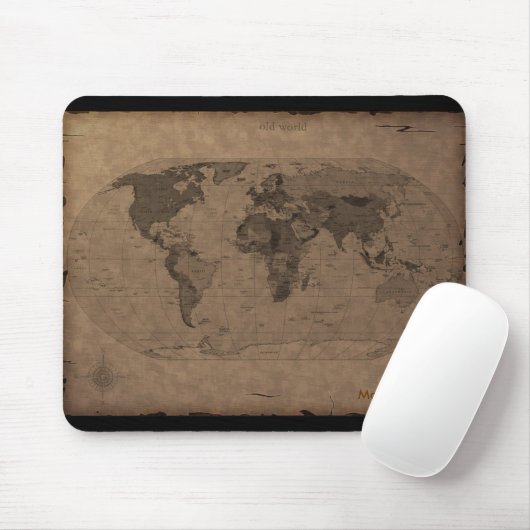 Welts-Karte Mousepad (Mit Mouse)