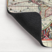 Welts-Karte Mousepad (Ecke)