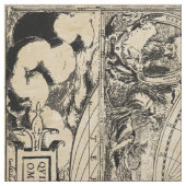 Welts-Karte Stoff (Muster)