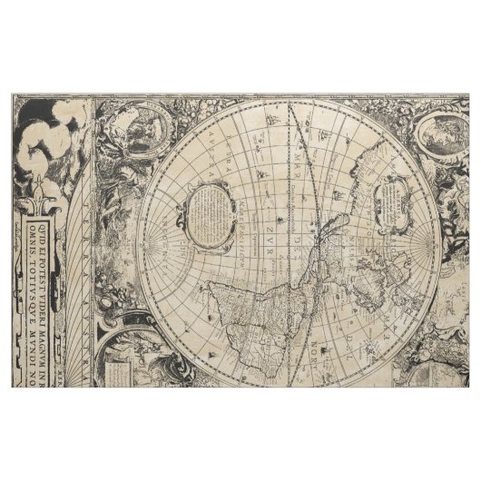 Welts-Karte Stoff (Fat Quarter (45,7 x 55,9 cm))